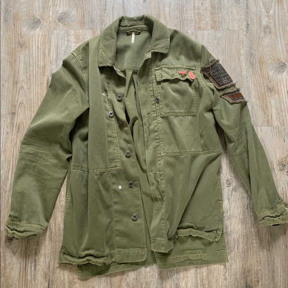 Free people military jacket